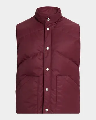 Brunello Cucinelli Men & apos;s Lightly Padded Techno Vest