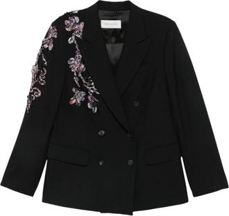 Dries Van Noten Blazer - Dames - Blazers - Zwart - S - Wol - Jassen