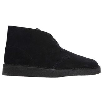 Clarks Desert Coal Suede Mens Ankle Boots - Black - Size:UK 10.5