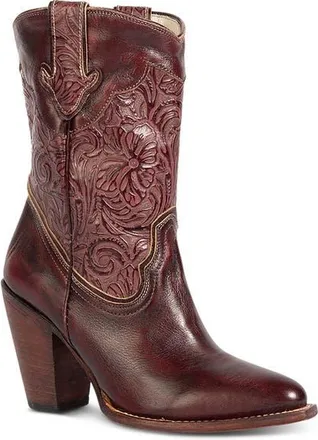 Freebird by Steven Loretta Western Boot in Wine at Nordstrom, Size 10