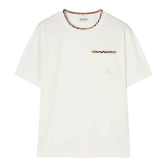 Burberry Heren, Tops, Wit, Maat: XL Katoen