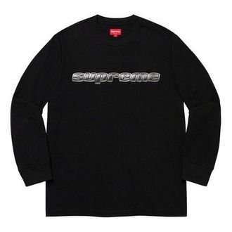 SUPREME FW19 Week 3 Chrome Logo L/S Top logo SUP-FW19-331