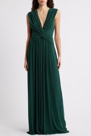 Black Halo Eliora Sleeveless Gown in Fern at Nordstrom, Size 0