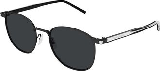 Saint Laurent SL 747 Asian Fit 001 Mens Sunglasses Black Size 51 - Free RX Lenses - Free RX Lenses
