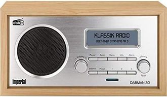 Imperial Telestar 22-130-00 Imperial Dabman 30 - Radio Digital (dab+/dab/fm, Entrada Auxiliar, Incluye Fuente De Alimentaci&oacute;n), Color Marr&oacute;n [importado De Alem