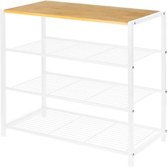 OEM Estanter&iacute;a Zapatera De 4 Niveles 60x30x56cm Brunbeste Bb-3556