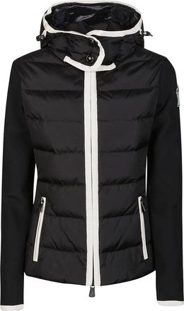 Moncler Nero Cardigan - Stijlvol en Trendy - Dames - Gewatteerde jassen - Zwart - M - Jassen
