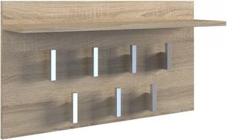 Topeshop Topeshop - Carmen Pr&aacute;ctico Perchero Con Balda Dimensiones: 40x70x20 7 Ganchos Tableta Pr&aacute;ctica Dise&ntilde;o Moderno