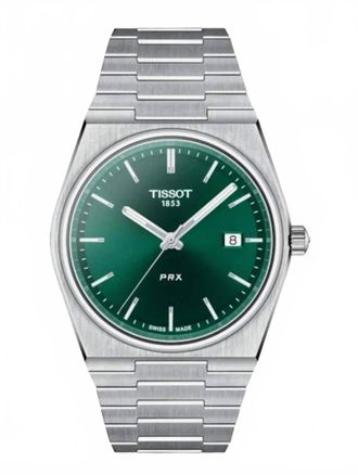 Tissot Mens Stainless Steel Prx 40Mm Watch In Green