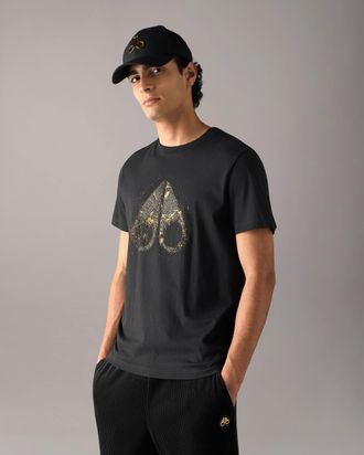 Moose Knuckles Mens Gold Series Icebreak Logo T - Shirt