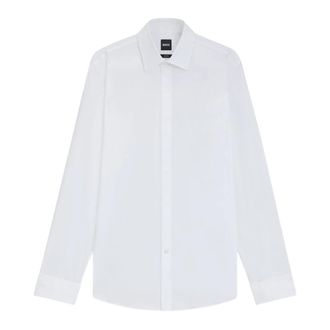 HUGO BOSS Formal Shirts - Heren - Zakelijke Overhemden - Wit - 2XL - Overhemden