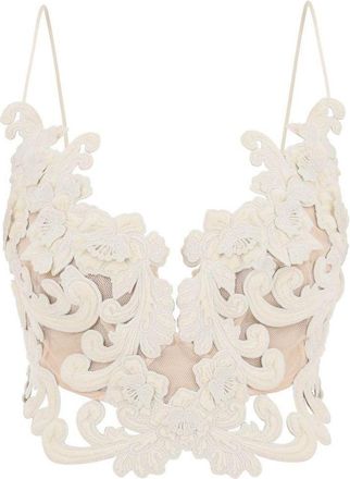 Zimmermann Beige Lace Camisole Top Size XS