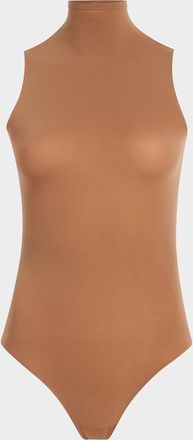 Commando Seamless Mock-Neck Thong Bodysuit