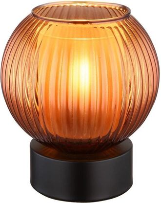 Globo Lighting lampada da tavolo - ZUMBA - rosso - vetro - Ø 15cm - E27