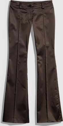 Gucci Stretch Acetate Duchesse Pants, Brown, Ready-to-wear