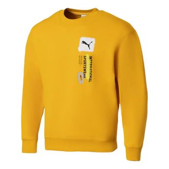 Puma Logo International Sportswear Sweatshirt Yellow 536303-85