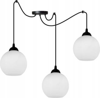 OEM L&aacute;mpara Colgante Ara&ntilde;a Cl&aacute;sica Pantalla De Cristal