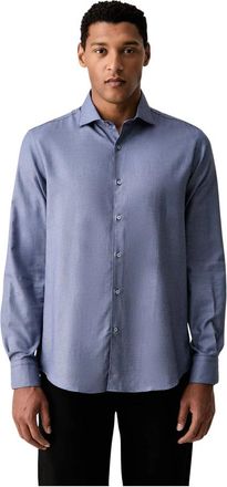 Paul & Shark Oxford Shirt - Heren - Casual Overhemden - Blauw - XL - Katoen - Overhemden