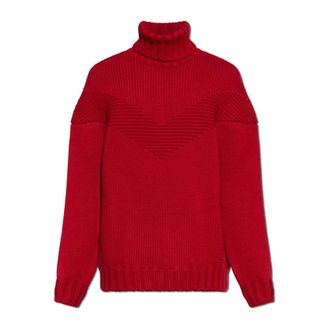 Dsquared2 Turtlenecks, male, Red, Size: 2XL The Wool Turtleneck