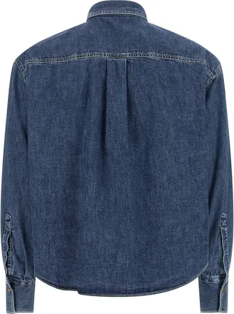 Brunello Cucinelli Womens Blue Cotton Blouse