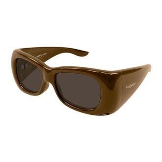 Saint Laurent Howl Sunglasses - unisex - Saint Laurent - Sunglasses - Brown - 61 MM - Accessories