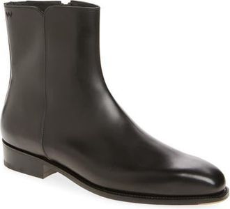 J.M. Weston Fusain Boot in Black Boxcalf at Nordstrom, Size 10.5Us