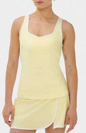 Sweaty Betty Pro Racket Power Performance Tank in Butterscotch Yellow at Nordstrom, Size X-Large