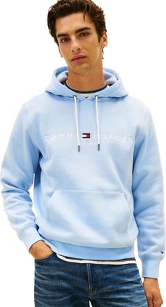 Tommy Hilfiger Herenlogo Hoodie (Blauw)