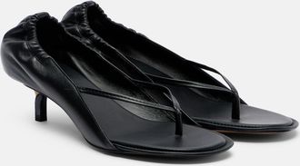 Jacquemus Leather thong sandals