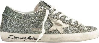 Golden Goose Super-Star Trainers - female - Golden Goose - Sneakers - Gray - 4 UK - Shoes