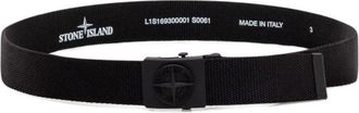 Stone Island Accessoires, Heren, Zwart, L, Nylon, Nylon Tape Riem