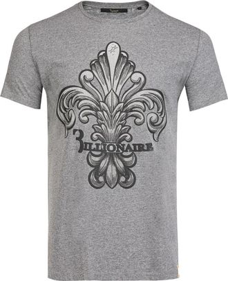 Billionaire Boys Club T-shirt Ronde Hals Mannie - Heren - T-shirts - Grijs - S - Katoen - Tops