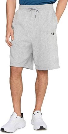 Under Armour Rival Lightweight Shorts Mens Workout Mod Gray Light Heather/Black : 2XL 10, Fleece/Polyester