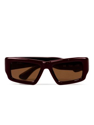 Port Tanger square-frame sunglasses - Red