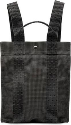 Herm&egrave;s Pre-owned Backpacks, female, Gray, Size: ONE SIZE Pre-owned Herline PM Backpack
