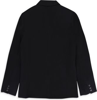 KOMAKINO FOLDED TAILORED BLACK JACKET