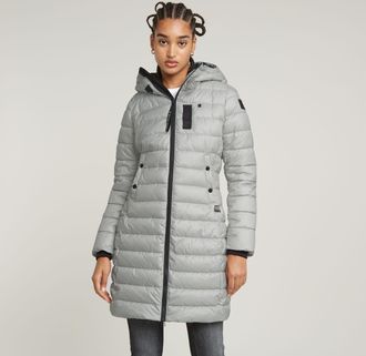 G-Star Womens G-Star RAW Whistler Hooded Slim Hedley Jacket - Blue - Size X-Small