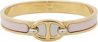 Herm&egrave;s 2000-2025 Mini Clic Chaine d Ancre PM emaille armband - Roze