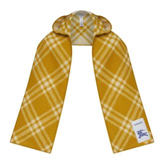 Burberry Winter Scarves, male, Orange, Size: ONE SIZE Check Scarf