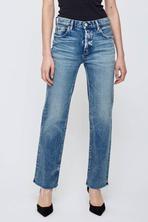 Moussy Williamsville Straight Pant In Blue