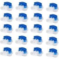 OEM 20 Conectores De Cable Impermeables De 3 Orificios, Conectores De Cable El&eacute;ctrico Engarzados, Conectores Para Cortac&eacute;sped Rellenos De Gel, Conectores 