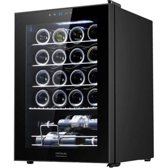Cecotec Cecotec Vinoteca, Nevera Para Vinos De 20 Botellas Bolero Grandsommelier 2050 Black Compressor. Temperatura Ajustable De 5-18&ordm;c, Alto Rendimiento, Fun