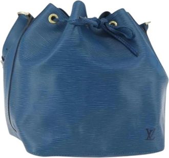Louis Vuitton Pre-owned Bucket Bags, female, Blue, Size: ONE SIZE Pre-owned Vintage Bucket Bag