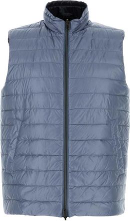 Herno Light Blue Nylon Reversible Jacket