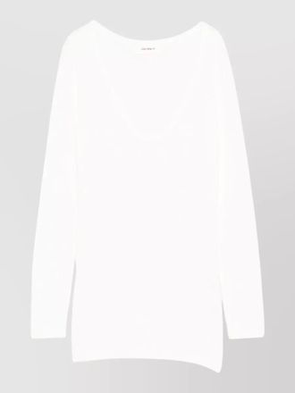 Lisa Yang amalea cashmere cotton long sleeve sweater