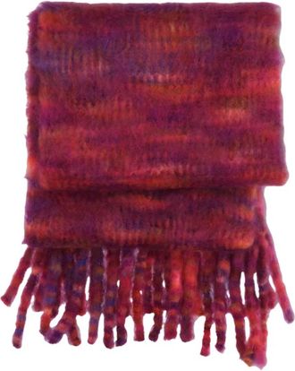 Roberto Collina Sjaal - Dames - Wintersjaals - Roze - ONE Size - Wol - Accessoires