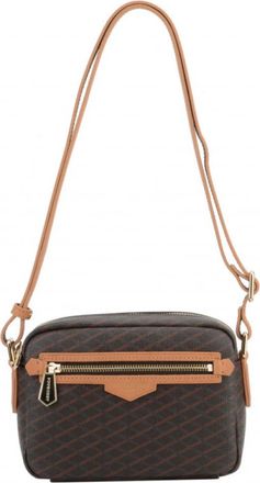 Pourchet Petit port&eacute; travers Waves - Dames - Schoudertassen - Bruin - ONE Size - Leer - Tassen