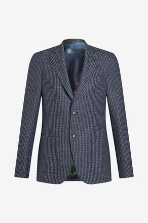 Etro Gemusterter Blazer aus Wolle und Kaschmir