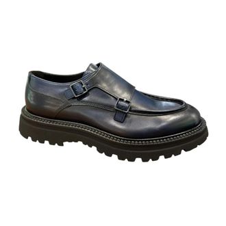 Corvari Stijlvolle zakelijke ballerinas - Heren - Nette schoenen - Blauw - 41 EU - Leer - Schoenen