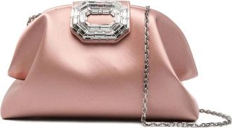 Amina Muaddi Mujer, Bolsos, Rosa, Talla: ONE Size